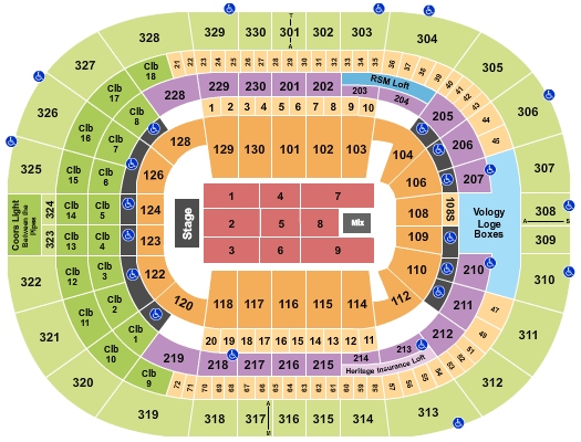 Amalie Arena Fleetwood Mac Seating Chart